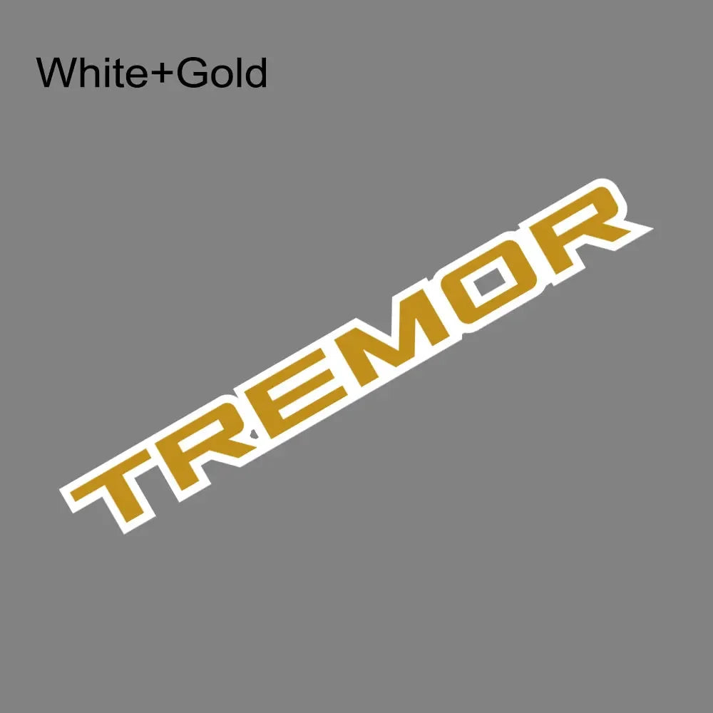 Tremor Graphic Letter Decal for Ford Tremor F-150 / F-250 / Raptor | Vinyl Truck Sticker 2-Pack