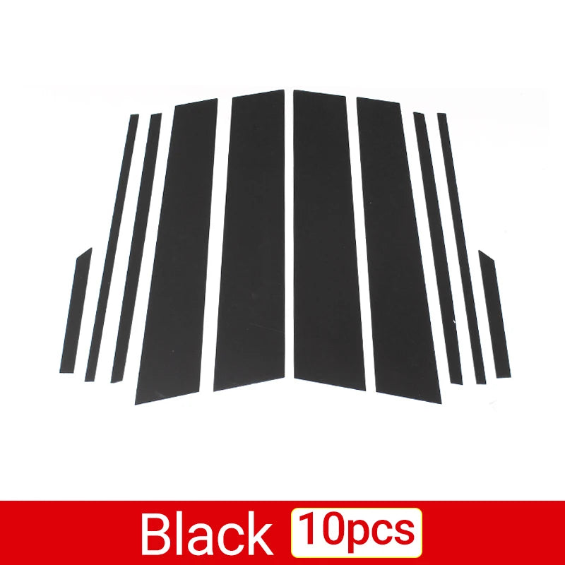 For Toyota RAV4 XA50 2019 2020 2021 2022 2023 2024 2025 Hybrid Car Pillar Posts Door Window Trim Cover Sticker Accessories
