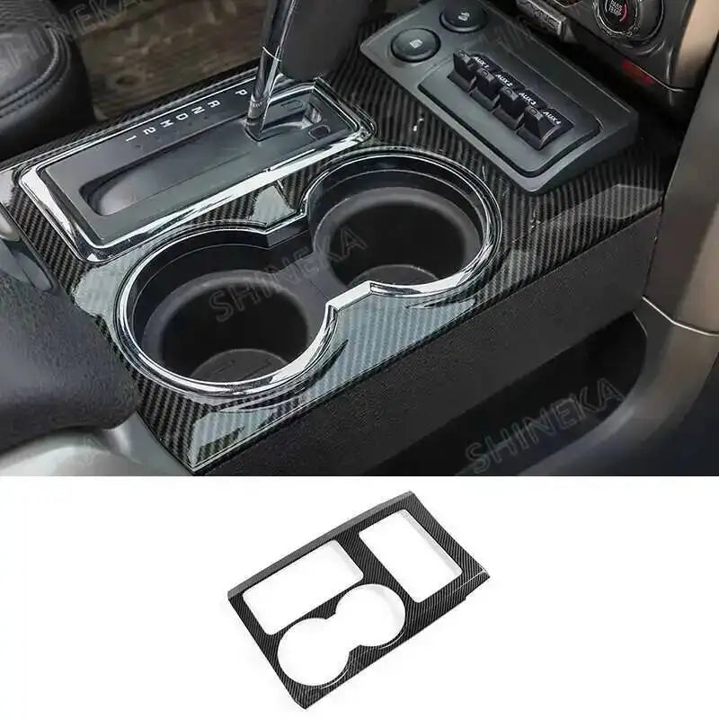 Carbon Fiber Grain Interior Decoration Cover Stickers for Ford F-150 | SHINEKA Color Change Kit
