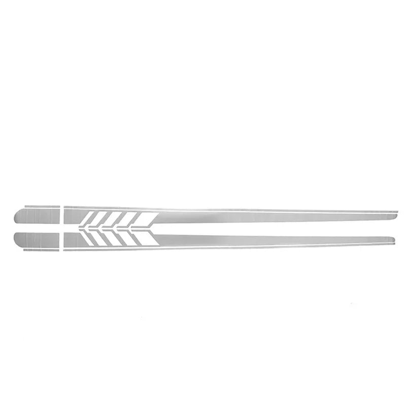 Racing Side Mirror Stripe Decal | 2-Piece Universal Non-Fading Vinyl Sticker for Cars & Trucks