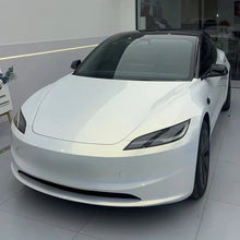 Load image into Gallery viewer, Precut Color Change PPF for Tesla Model 3 Highland (2024–2025) | Black &amp; Glacier Blue PET Film