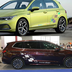 Racing Lattice Graphic Decal for VW Polo / Golf / GTI / R-Line / WRC / TSI | Vinyl Body Sticker