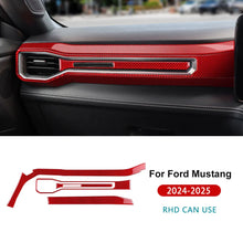 Load image into Gallery viewer, Real Soft Carbon Fiber Interior Trim for Ford Mustang GT / Dark Horse / EcoBoost (2024-2025)