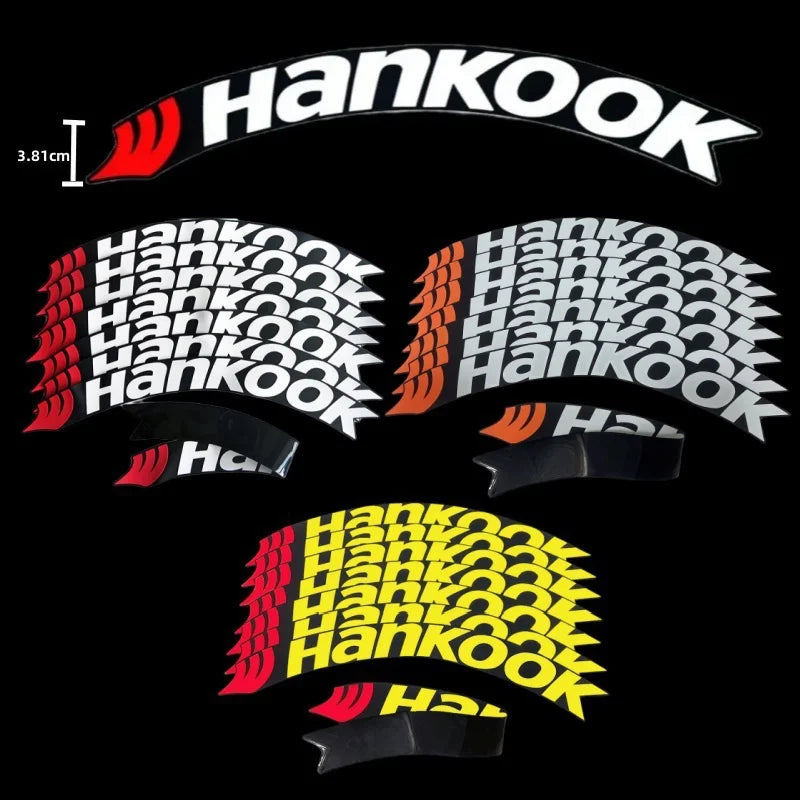 4x OLPAY 3D Waterproof Brand Tire Letter Sticker | Racing Wheel