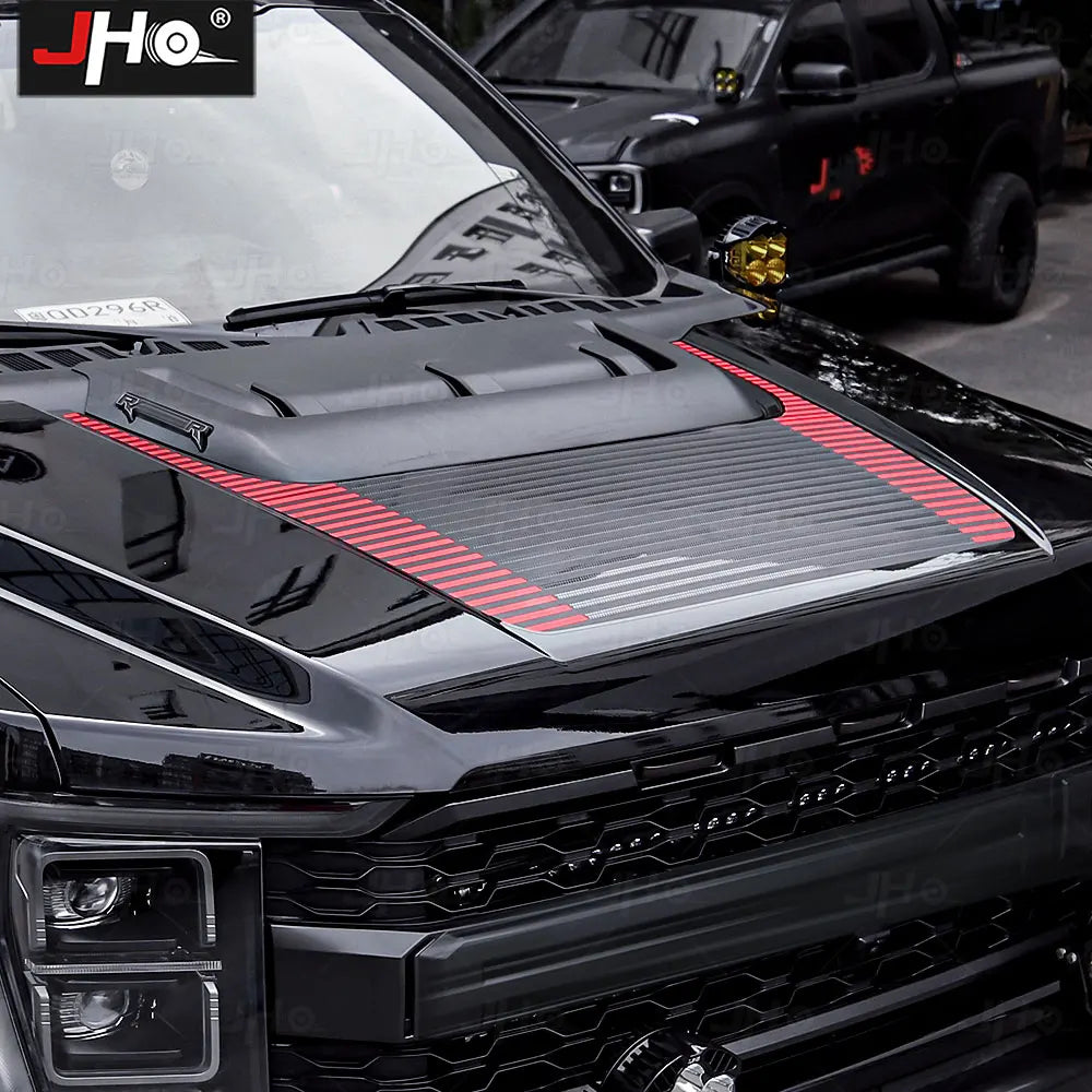 JHO Sport R Precut Bedside & Hood Wrap Kit for Ford F-150 Raptor (2022-2025) | Matte Stripe