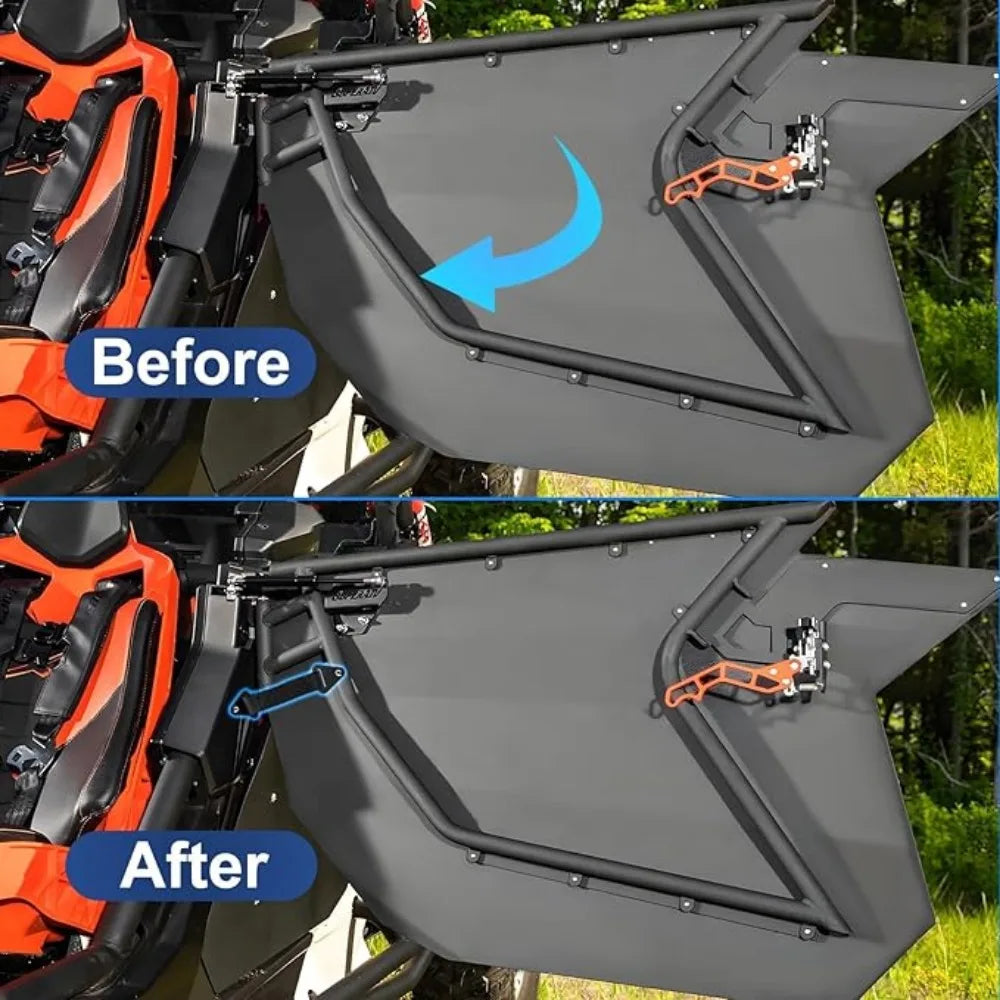 2PCS X3 Door Limiter Straps For Can-Am Maverick X3 2017-2023 Black Limit Straps Fixed/Adjustable length Accessories