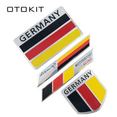 3D Germany Flag Car Sticker Decal | Universal Auto Accessory for Renault / Peugeot / Citroën