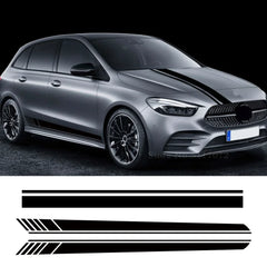 Edition 1 Hood & Side Stripe Decal Kit for Mercedes-Benz B-Class (W246/W247) | AMG-Style Vinyl