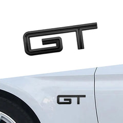 3D Chrome Metal GT Trunk Badge for Ford Mustang | Rear Decal Emblem Sticker