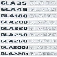 Cargar imagen en el visor de la galería, Tail Trunk Letters Logo Emblem Badge Sticker for Mercedes-Benz GLA Class / 4MATIC | Replacement Badge