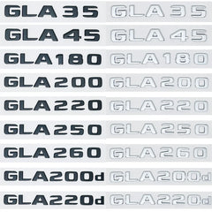 Tail Trunk Letters Logo Emblem Badge Sticker for Mercedes-Benz GLA Class / 4MATIC | Replacement Badge