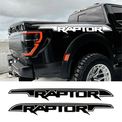 Pickup Trunk side Decals Raptor stickers Fit Ford F150 F250 F350 F450 F550 F650 F750 Raptor Car Tuning Decoration(1Pair)
