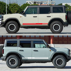 Door Side Wrapping Vinyl Film Kit for Ford Bronco | Waterproof PVC Word Decal Sticker