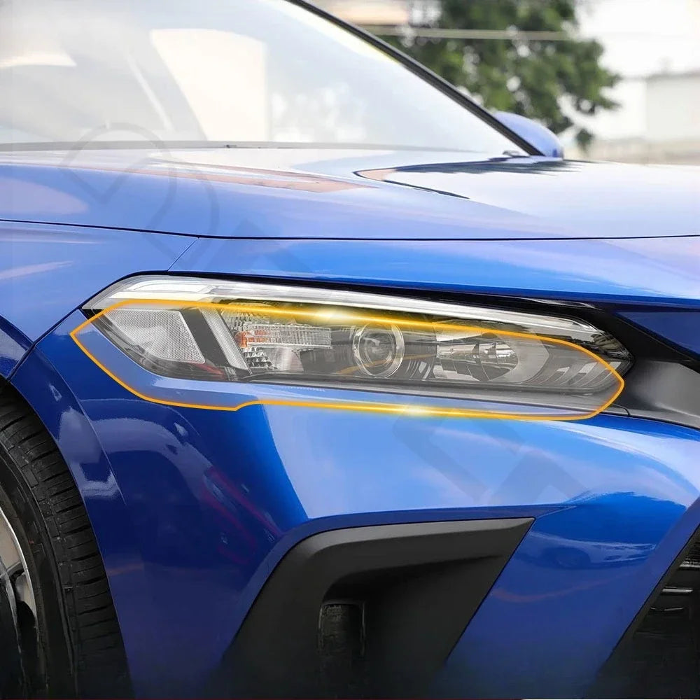 Precut PPF for Honda Civic Sedan (2022–2024) | TPU Headlight & Mirror Paint Protection Film
