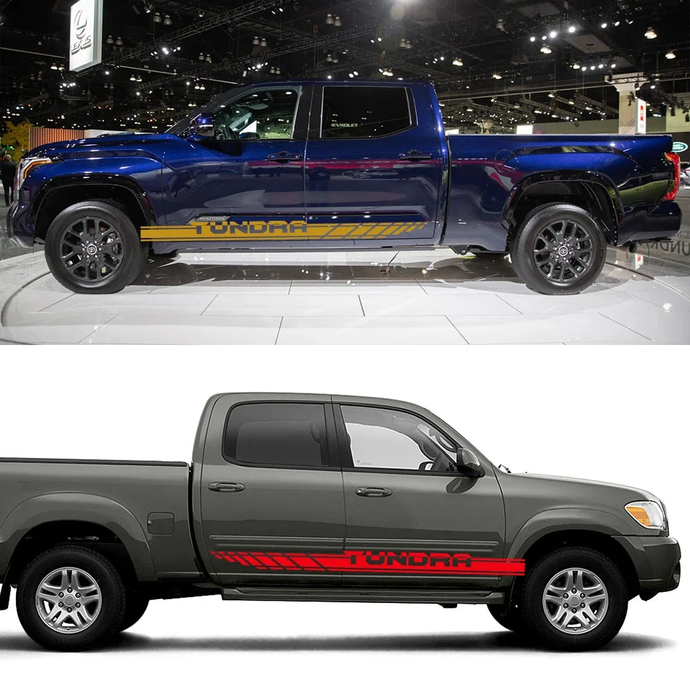 Door Side Stripe Graphic Decal for Toyota Tundra SR5 | Vinyl Truck Sticker