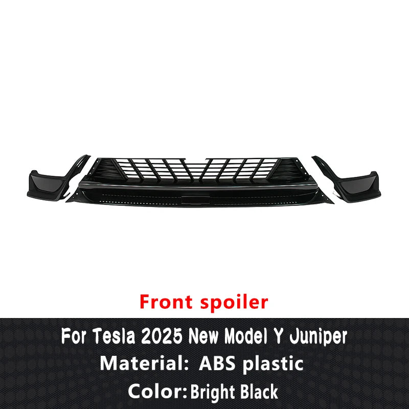Bright Black Rear Diffuser, Spoiler & Front Bumper Body Kit for Tesla Model Y Juniper (2025) | LMTUNING