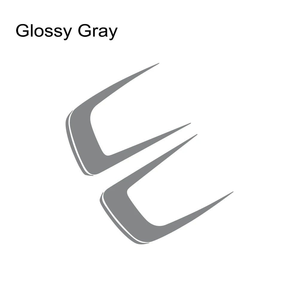 Hood Cover Engine Vinyl Film Sticker for Dodge Charger | 2-Piece Sport Style Decal