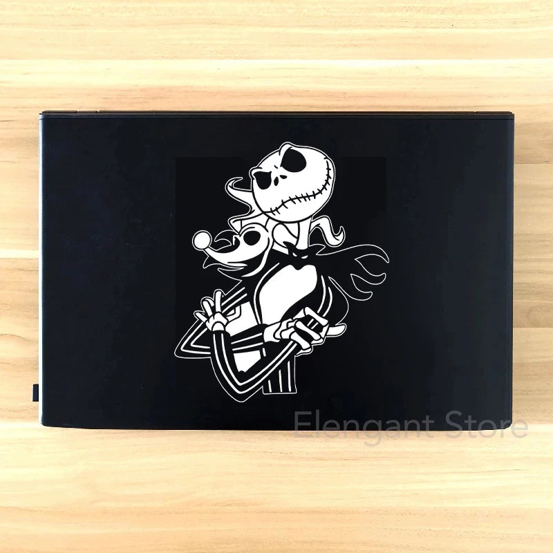 Jack and Sally Vinyl Sticker - Car Window Graphic and Laptop Decal for MacBook Decoration