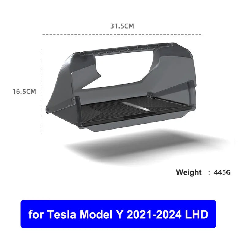 Under-Screen Hidden Storage Box for Tesla Model 3/Y Juniper/Highland