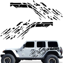 Load image into Gallery viewer, Jeep Wrangler JL 4-Door "Splash" Side Graphics Kit – 3M Vinyl Decal Wrap | 2018–2021 | Both Sides | 5 Colors