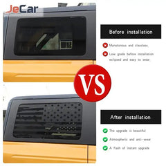 Rear Window Tint Decal Ornament for Ford Bronco (2021+) | PVC Privacy Sticker