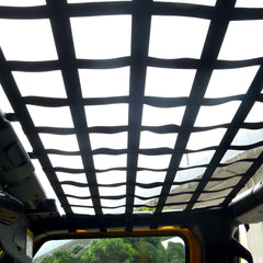 1 Set Roof Top Cargo Restraint System Net Trunk Net for Jeep Wrangler 2018-2021 JL JLU 4 Door Unlimited Rubicon Sahara X Sport
