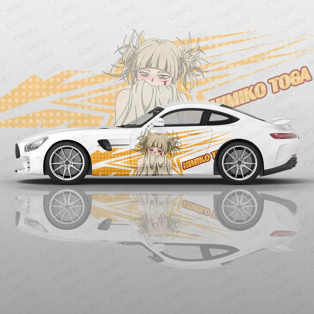 Toga Himiko Anime Car Stickers - Vinyl Side Graphics Decals for Tuning and Racing Cars