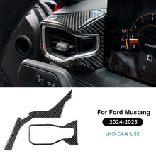 Load image into Gallery viewer, Real Soft Carbon Fiber Interior Trim for Ford Mustang GT / Dark Horse / EcoBoost (2024-2025)