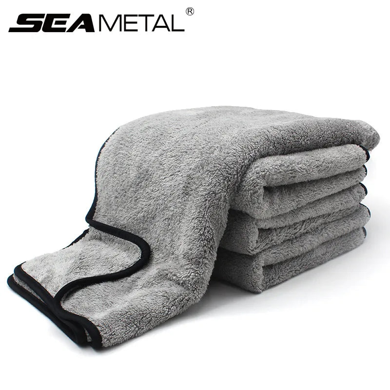 Microfiber Car Wash Towel | Fast-Drying Extra Soft Auto Cleaning Cloth (29.5"x13.8" & 23.6"x15.7")