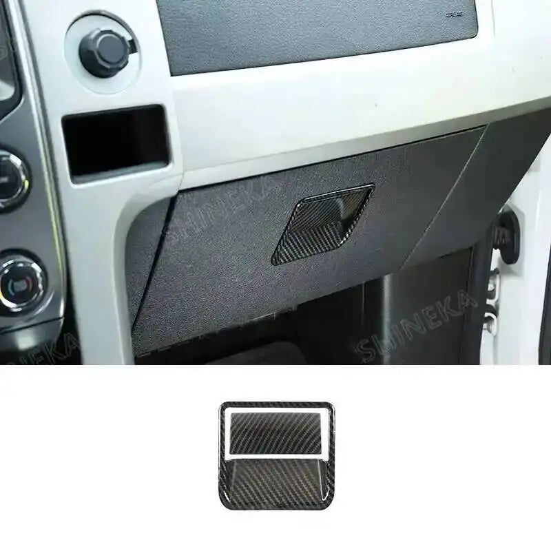 Carbon Fiber Grain Interior Decoration Cover Stickers for Ford F-150 | SHINEKA Color Change Kit