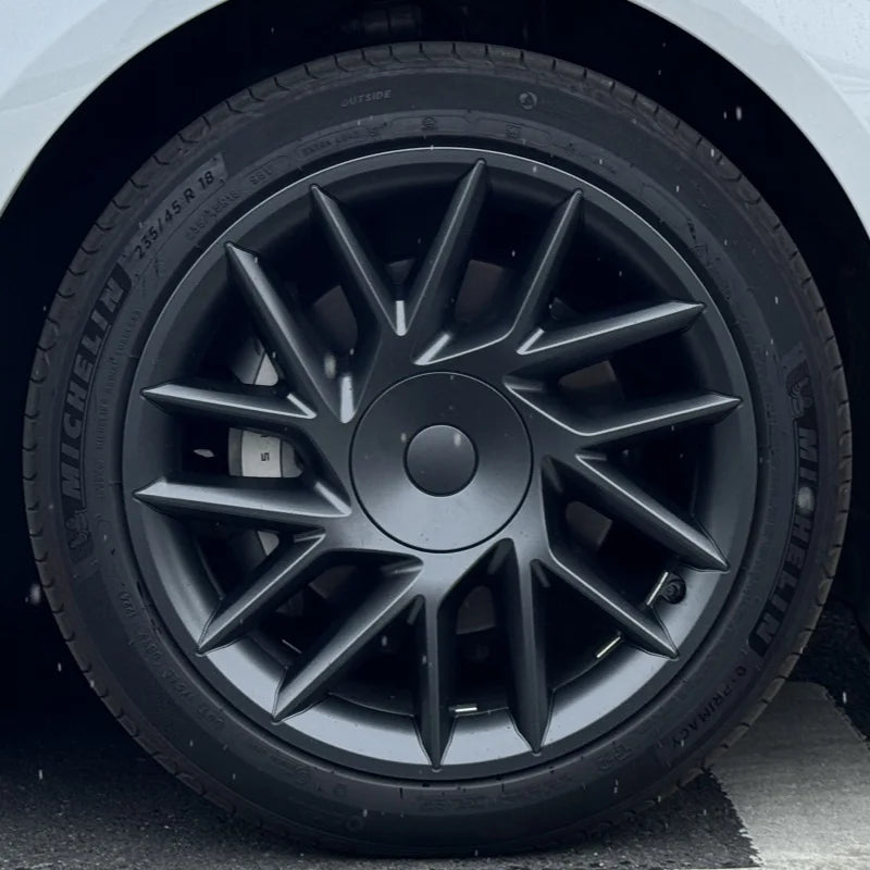 18" Performance Hub Cap Wheel Covers for Tesla Model 3 Highland (2024) | 4-Piece Replacement Set