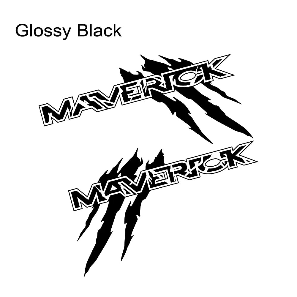 Ford Maverick Claw Style Pickup Bed Side Graphic Kit – Vinyl Decal (2 Pcs) | XLT, XL, V8 | 4 Sizes, 11 Finishes