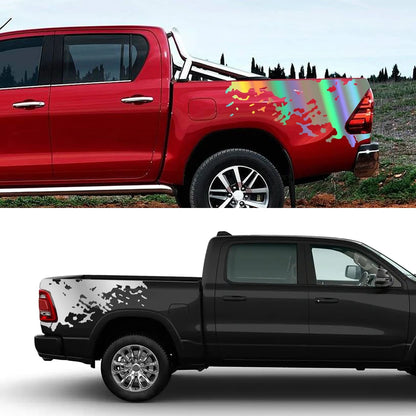 Universal Pickup Truck Sticker - Decorative Decal for Toyota Hilux, Isuzu D-Max, Dodge RAM, Ford F150, Chevrolet Silverado, Maxus T60