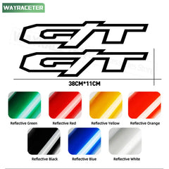 2 Pcs GT Rear Trunk Side Body Graphics Vinyl Decal Sticker For Dodge RAM 1500 2021 2022 2023 2024 Laramie Crew Cab Accessories