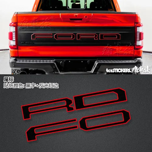 Custom Vinyl Decal Kit for Ford F-150 Raptor 3rd Gen 3.5T (2023) | Special KK Wrap