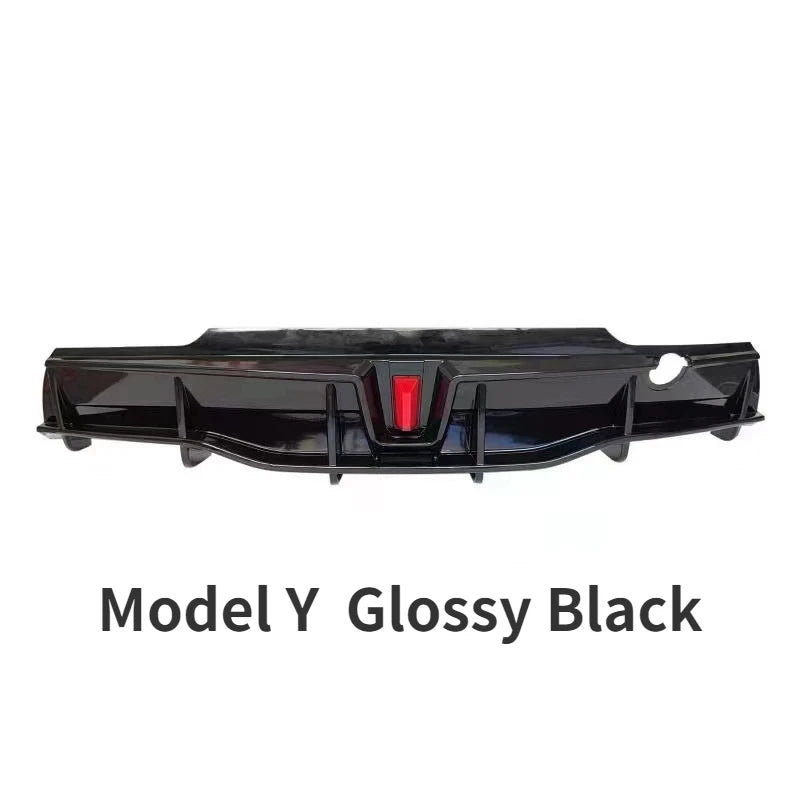 Glossy Black ABS Rear Bumper Diffuser Body Kit for Tesla Model 3 / Model Y (2016–2023)