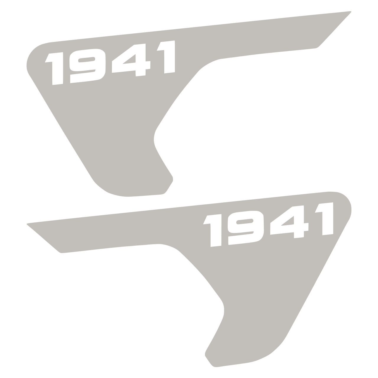 1941 Fender Vent Vinyl Sticker Fits 2018+ Jeep Wrangler JL & Jeep Gladiator JT