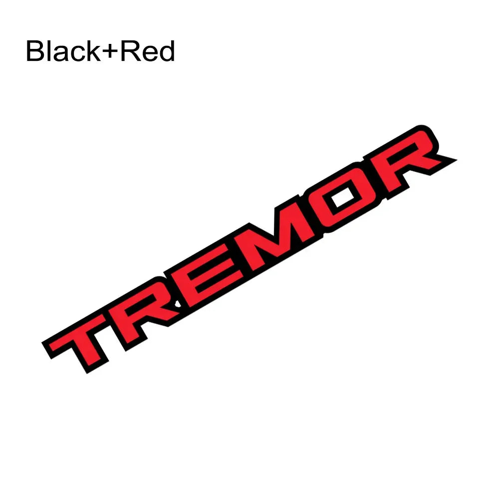Tremor Graphic Letter Decal for Ford Tremor F-150 / F-250 / Raptor | Vinyl Truck Sticker 2-Pack