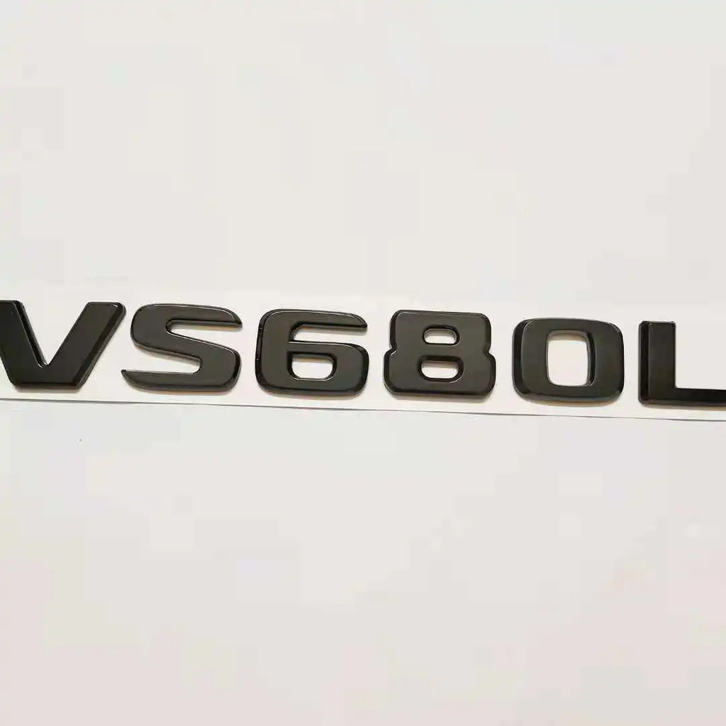 Trunk Tail Letter Emblem Decal for Mercedes-Benz VS260L / VS560L / VS450L / VS600L | Badge Sticker