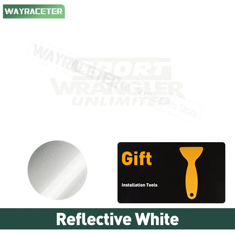 Jeep Wrangler Reflective Fender & Hood Decal – Rubicon / Unlimited / Sport | JK JL TJ YJ CJ