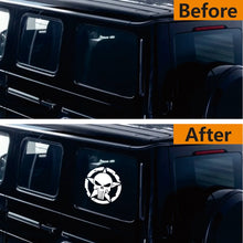 Load image into Gallery viewer, Army Star Vinyl Decal Sticker – Jeep Wrangler &amp; All 4x4 Models | 3 Patterns, 4 Sizes, 4 Styles