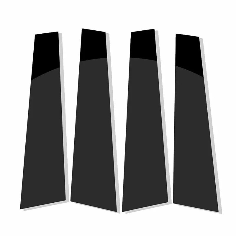Glossy Black Pillar Post Door Trim for Porsche Panamera (2009–2016) | 4-Piece Window Cover