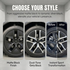 YIKUN 19" Performance Hub Cap for Tesla Model Y Juniper (2025–2026) | 4-Piece Wheel Cover Set
