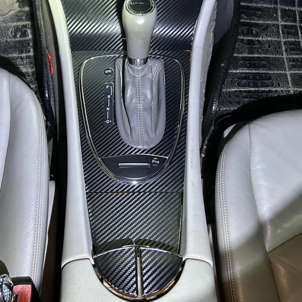 Carbon Fiber Interior Center Console Color Change Moulding Sticker | Mercedes-Benz AMG