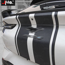 Load image into Gallery viewer, Ford Mustang Mach-E Hood &amp; Body Stripe Decal Kit – 3D Carbon Fiber Vinyl (2021–2023)