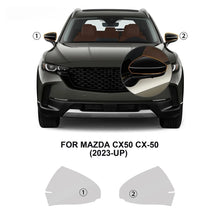 Cargar imagen en el visor de la galería, Precut PPF for Mazda CX-50 (2023–2025) | TPU Headlight, Mirror &amp; Pillar Paint Protection Film