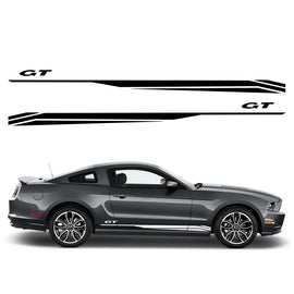 Door Side Graphic Stripe Decal for Ford Mustang GT 350 / 500 / GT4 / GT5 | Color Change Vinyl