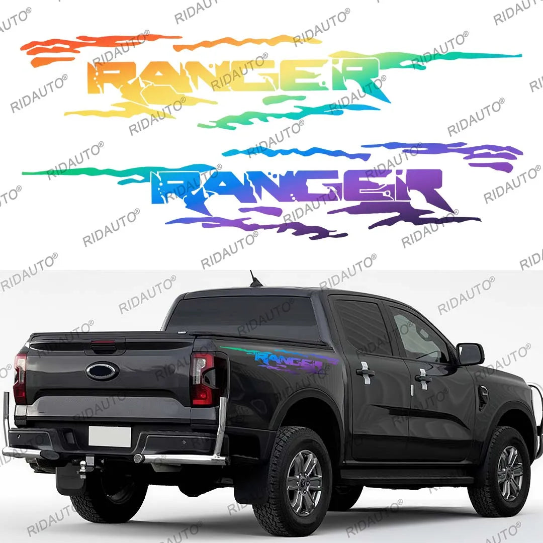 Door Side Sticker for Ford Ranger Raptor / XLT / XL / Lariat T6-T9 (2012-2025+) | Vinyl Decal