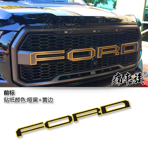Custom Head Letter Vinyl Decal for Ford Raptor F-150 | KK Film Decorative Sticker