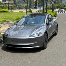 Load image into Gallery viewer, Precut Color Change PPF for Tesla Model 3 Highland (2024–2025) | Black &amp; Glacier Blue PET Film